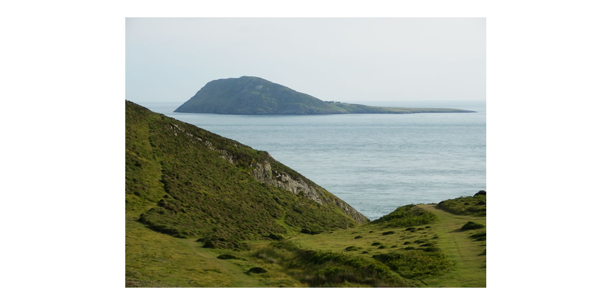 Bardsey Island from Lleyn Peninsula