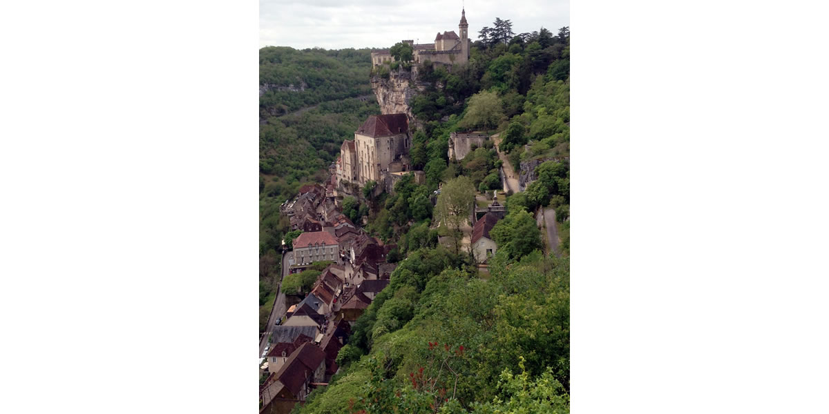 The shrine of Rocamadour, France