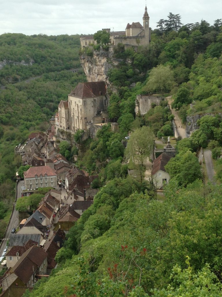 The shrine of Rocamadour in Southern France